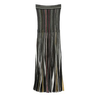 Missoni Striped Sequin Pleated Skirt