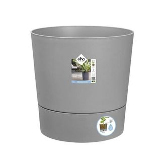 ELHO Pot Greensense Aqua Care Redondo 43cm Cemento Claro - Elho
