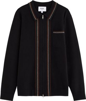 Wax London Amble Cotton Blend Polo Shirt - Black - L