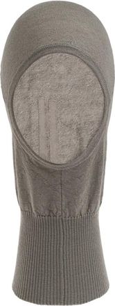 Rick Owens Cashmere Balaclava - Heren - Hoeden - Grijs - ONE Size - Accessoires