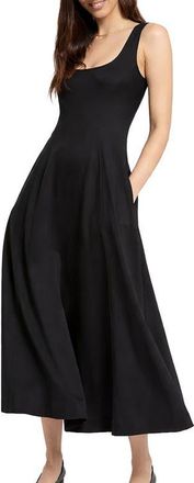 ottod'Ame Viscose Long Dress in Black at Nordstrom, Size 40