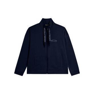 Freddy Felpa Zip e Collo Alto con Fondo asimmetrico