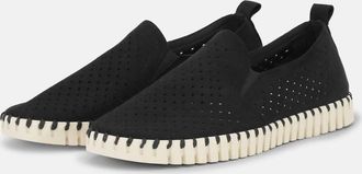 Ilse Jacobsen Mens Platform Tulip Slip-On Shoes In Black