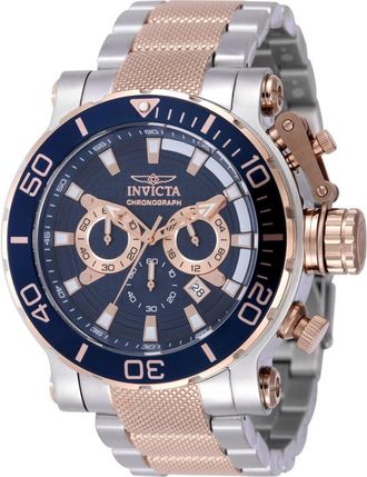 Invicta Coalition Forces 50233 Herenhorloge - Quartz Uurwerk - Roestvrij Staal met Blauwe Wijzerplaat - 52 mm