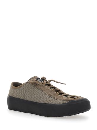 Stone Island Suede Low-Top Sneaker - Brown