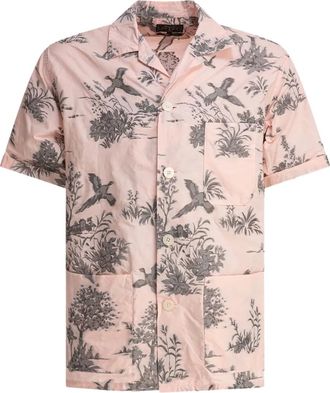 Beams Plus Camicia con stampa - Rosa