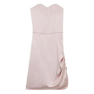 GCDS Mini abito con dettagli in pizzo - - Dresses - Donna - Bianco - XL