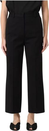 Liviana Conti Zwarte Broek voor Vrouwen - Dames - Vrijetijds broeken - Zwart - S - Broeken