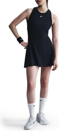 Nike Victory Dri-Fit Active Dress in 010 010 Black/white at Nordstrom Rack, Size X-Small