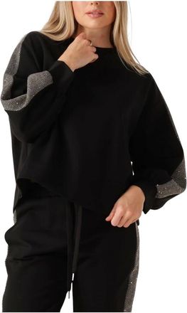 Access Fashion Access Fashion, Dames, Sweatshirts & Hoodies, Zwart, Maat: M Nylon