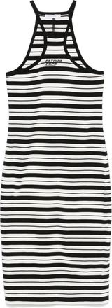 Patrizia Pepe Abito corto a righe - Nero