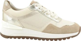 Geox Sneakers - Dames - Sneakers - Beige - 38 EU - Leer - Schoenen
