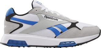 Reebok Unisex-Adult Glide DMX Sneaker, White/Kinetic Blue/Grey 1, 12.5 Women/11 Men