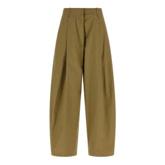 Nude Wide Trousers - female - NUDE - Wide Trousers - Green - XS - Trousers