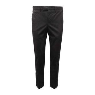 PT01 Suit Trousers, male, Black, Size: 2XL Pantalone Cotton Trousers