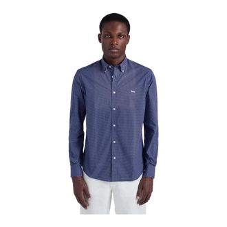 Harmont & Blaine Casual Overhemden - Heren - Casual Overhemden - Blauw - M - Katoen - Overhemden