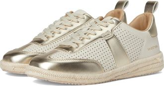 Vintage Havana May Womens Shoes White/Gold : 6.5 M, Leather