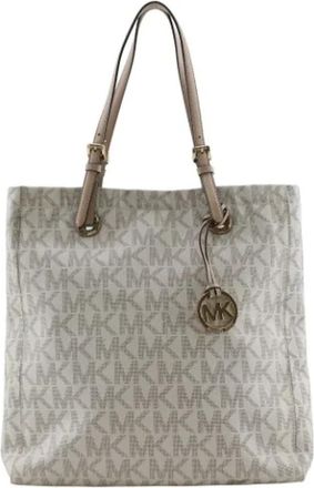 Michael Kors Pre-owned Plastic shoulder-bags - Dames - Vintage Shopper - Wit - ONE Size - Vintage