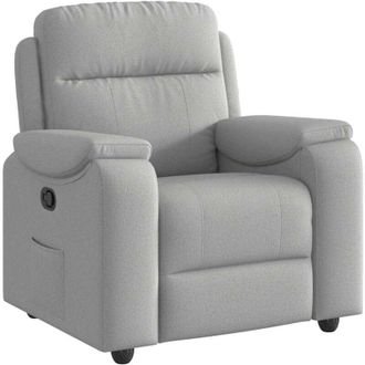 vidaXL Sill&oacute;n Reclinable De Tela Gris Nube Vidaxl