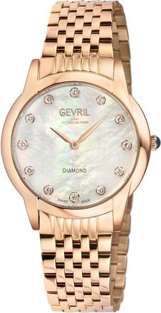 Gevril Group Womens Airolo Diamond Watch