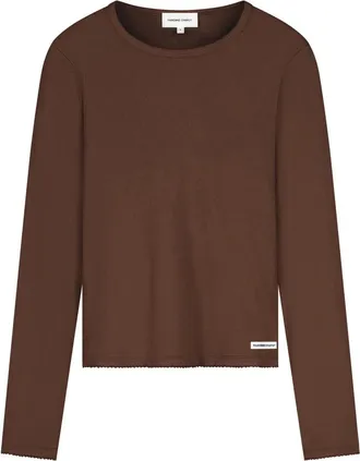 Fab By Fabienne Chapot Fabienne Chapot, Tops, Dames, Bruin, M, Tanja LS T-shirt