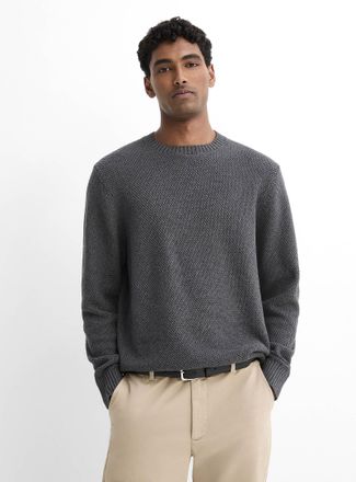 Le 31 Mens Embossed dot sweater