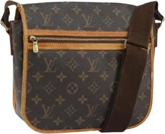 Louis Vuitton Pre-owned Cross Body Bags, female, Brown, Size: ONE SIZE Pre-owned Canvas Cross Body Bag