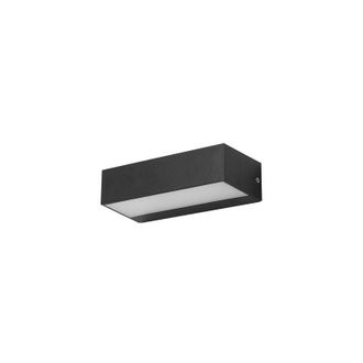 Forlight Leds-c4 - Ara Small aplique exterior empotrable de paret con luz led blanco calido 3000K en color gris urbano