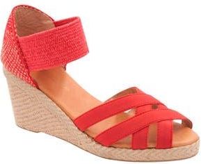 André Assous Adin Wedge Sandal in Red at Nordstrom Rack, Size 11