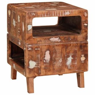 Berkfield Home End Tables Multicolour 40 x 40 x 49 cm Solid reclaimed wood