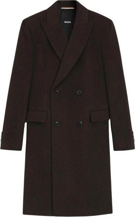HUGO BOSS Hombre, Abrigos, Marr&oacute;n, Talla: L