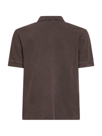 Herno Pigment-Dyed Cotton Piqu&eacute; Polo Shirt - Brown