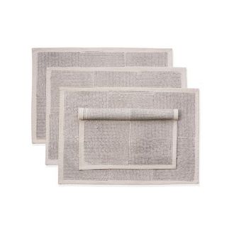 Sustainable Threads Villa Placemats - Set of 4 in Stripe at Nordstrom