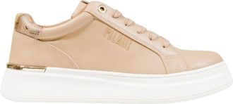 Alviero Martini 1A Classe Schoenen, Dames, Beige, 40 EU, Moderne damessneakers met metalen detail