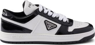 Prada BlackWhite Color Block Sneakers