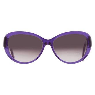 Mykita Brown Gradient Oval Ladies Sunglasses CATHERINE-AMETHYST 908 58