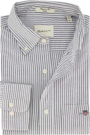 GANT Heren, Overhemden, Wit, Maat: 4XL Katoen