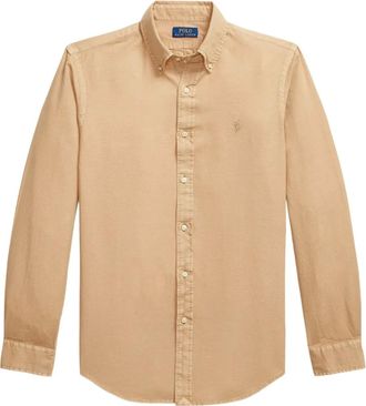 Polo Ralph Lauren Overhemd met logodetail - Beige
