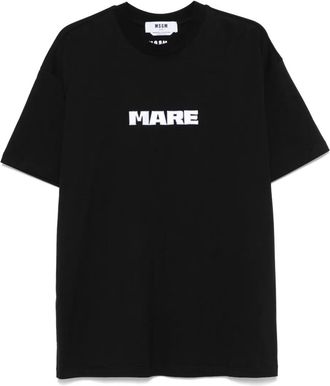 Msgm T-shirt Mare - Nero