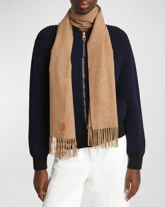 Loewe Fringed Cashmere Scarf