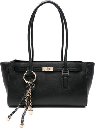 Michael Kors Hamilton Moderne Small Leather Satchel - Dames - Shoppers - Zwart - ONE Size - Leer - Tassen