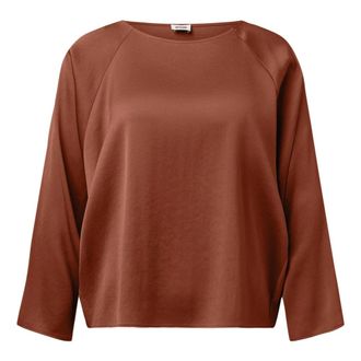 Drykorn Dames, Blouses & Shirts, Bruin, Maat: XL Leer