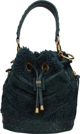 La Carrie Space Sheep Bag - Dames - Schoudertassen - Groen - ONE Size - Leer - Tassen