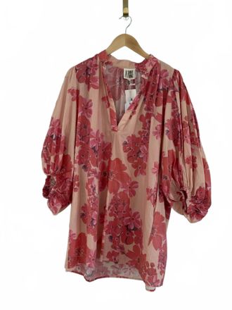 A Shirt Thing Womens Hazel Floral Blouse In Tan