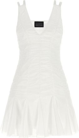 Giovanni Bedin White Cotton Short Womens Dress