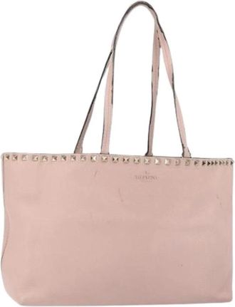Valentino Pre-owned Tote Bag - Dames - Vintage Shopper - Roze - ONE Size - Leer - Vintage