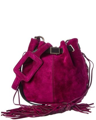 Roger Vivier Suede Bucket Bag