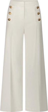 Seductive Wide Trousers, female, White, Size: 2XL Wide Trousers