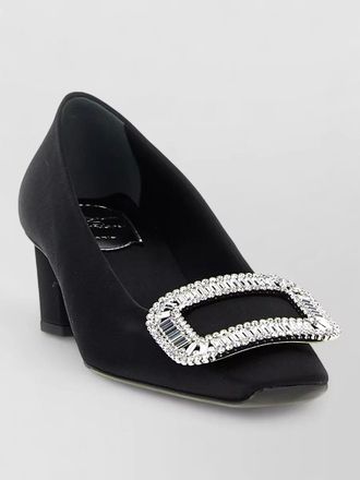 Roger Vivier silk belle pumps