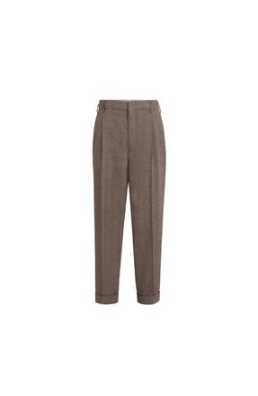 Brunello Cucinelli Chevron trousers in Hazelnut at Nordstrom, Size 48 It